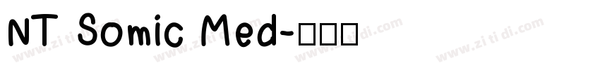 NT Somic Med字体转换